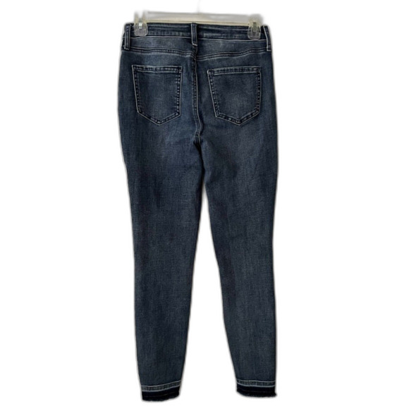 NYDJ Ami Skinny Jeans Size 2 Womens Raw Frayed Released Hem - Picture 3 of 9